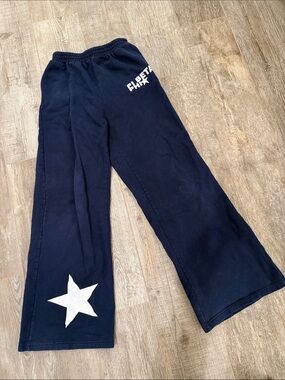 PI BETA PHI Navy Star Graphic Sweatpants SIZE LARGE